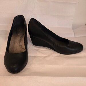 JellyPop Nola Wedge, Black, 8.5M